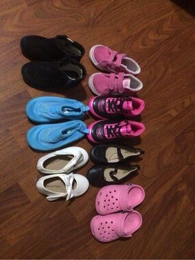 Multiples Kids Sneakers and Slip-Ons in Pink, Black, Blue, White